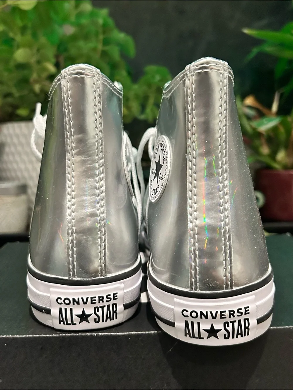 Kids' Chuck Taylor All Star 70 A12604C￼Silver Metallic High Top Sneaker size 5